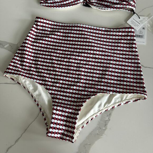 Jets Zarla Geo High Waist Boyleg and  Bandeau set  US 4 New - Picture 4 of 8